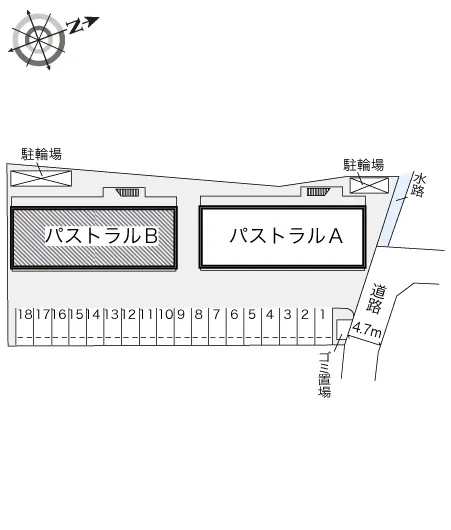 ★手数料０円★藤井寺市大井　月極駐車場（LP）